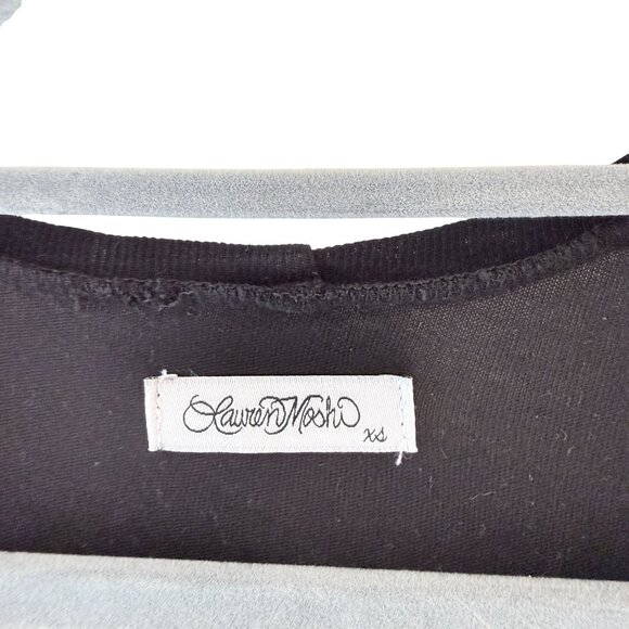 Lauren Moshi Size XS Peyton Crystal Biting Lip Tank Longline Ultra Soft Knit - Picture 6 of 11